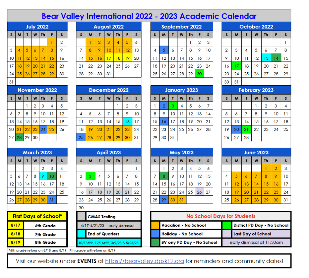 Msu Academic Calendar 20222023